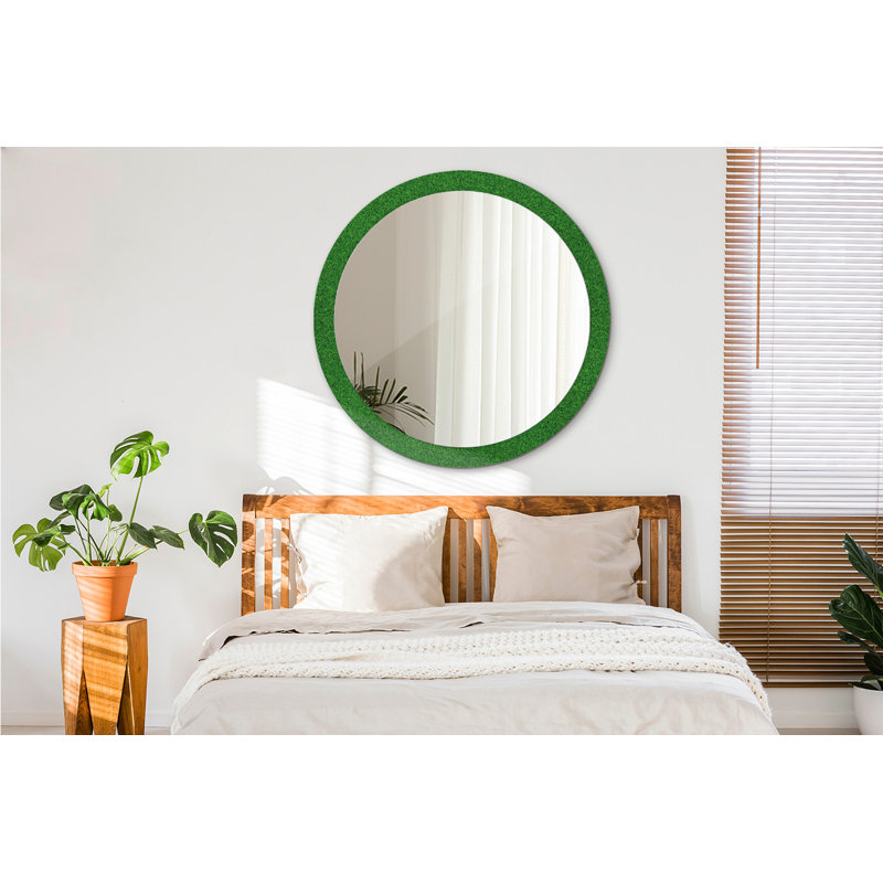 Huldar Glass Flat Wall Mirror