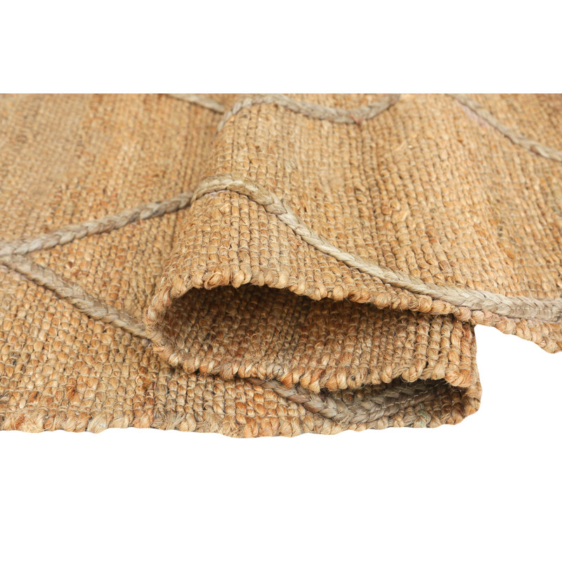 Tapis en fibre naturelle Tiffiny Castilloux JUT150A, Rectangle 6 pi x 9 pi