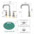 8 In. Widespread Double Handle Bathroom Faucet With Pop Up Drain-110712859
