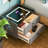 Cathriona 2 - Drawer Nightstand With Fingerprint Lock And Led Lights And Music Player-1993010468