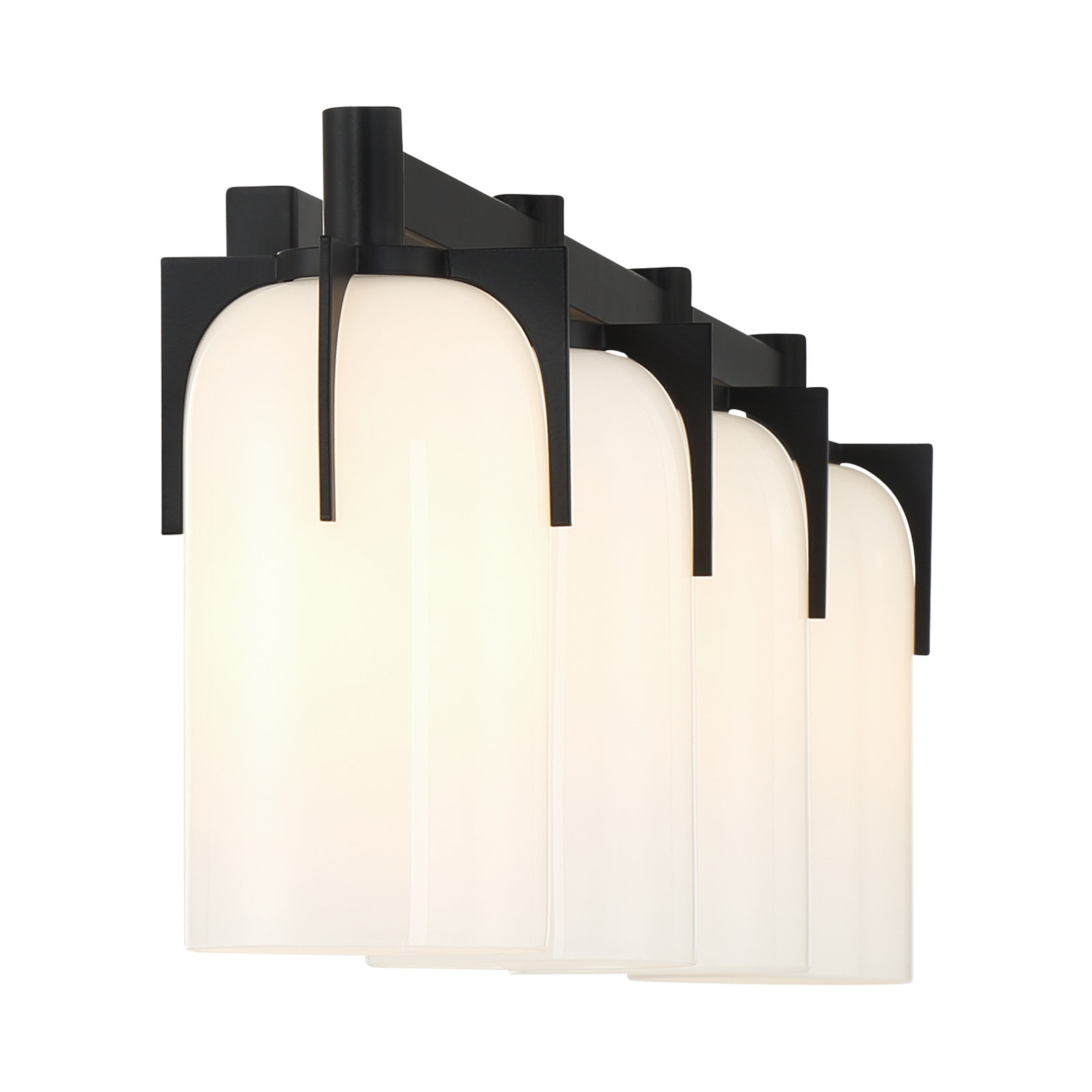Irela 3 - Light Vanity Light, Black, 4 Lights, 8.5" H x 32" W x 32" D