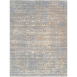 Canvello Transitional Hand Knotted Bsilk & Wool Area Rug - 8'11" X 11'9"