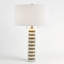 Marble Stack Lamp-White