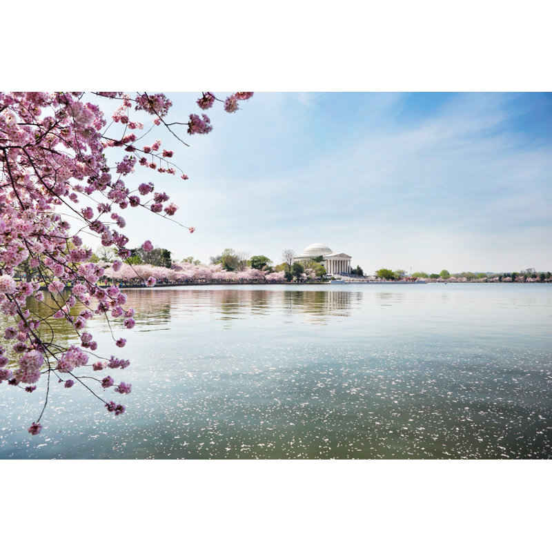 Meayki Jefferson Memorial - Wrapped Canvas Print, 30cm H x 46cm W x 3.8cm D