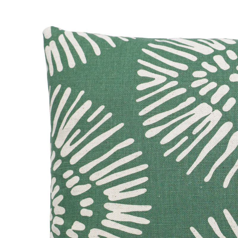  Housse de coussin rectangulaire et insert, H 12 po x l 18 po, Vert