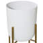 Grand support à fleurs rond en métal 2 pièces-817977834-908040109