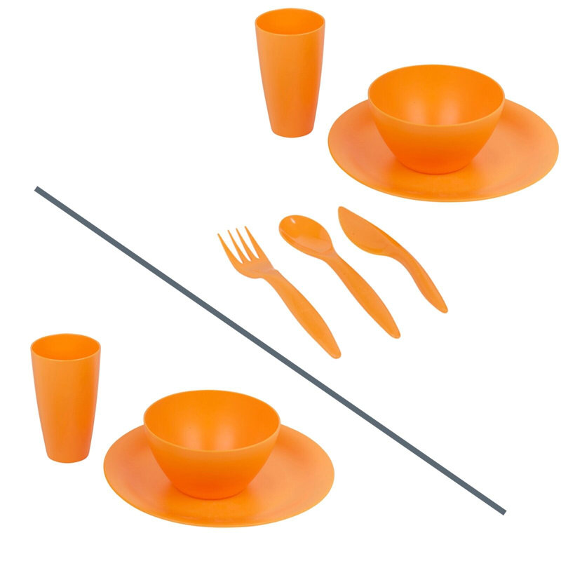 Farsund Piece Dinnerware Set, Orange