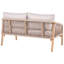 Garden Sofa 2 Seater SUMBA Acacia Wood Light Brown