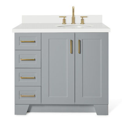 37 IN.  Single Bathroom Vanity