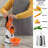 TtAk HOUSEWARE Ultimate Rotary Cheese Grater Set with 3 Precision, Interchangeable Stainless Steel Blades for Cheese, Vegetables, Nuts, and More