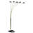 84" Tall Metal Floor Lamp With 5 Adjustable Arch Arms-17025999