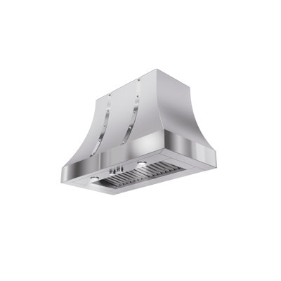 Elica 36"" Ducted Only Wall Mount Range Hood only (Insert with blower sold separately) Stainless Steel -  EORX36SS