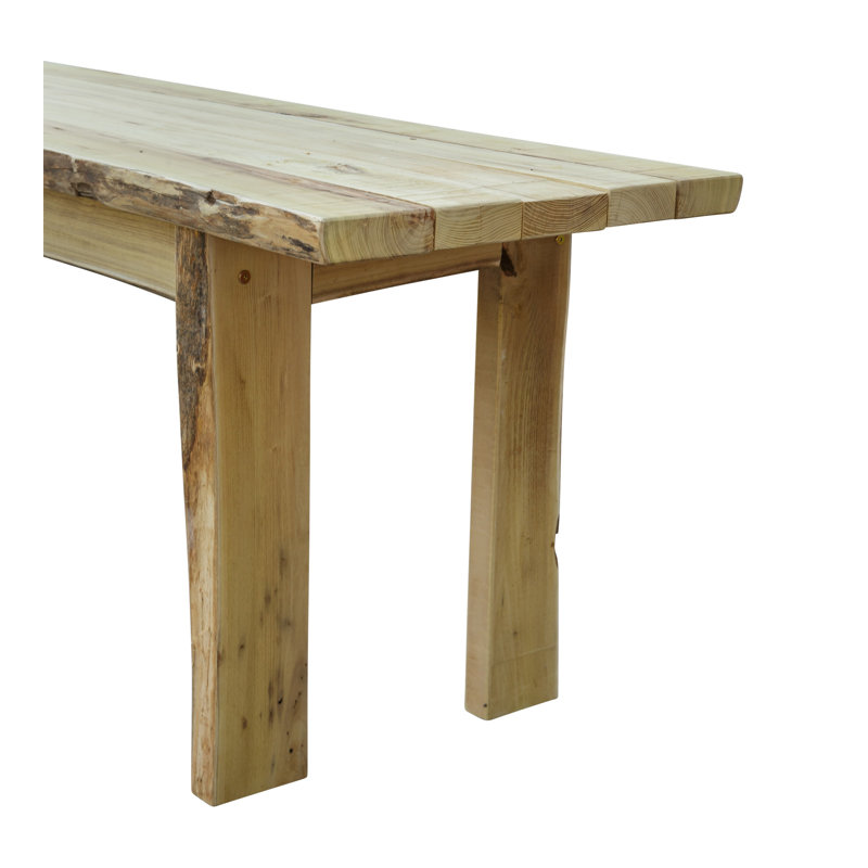 Table de salle à manger en bois Raphael, Teinture naturelle, H 30 po x L 70 po x l 28 po