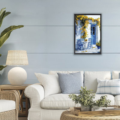 Afternoon In Majorca Floating Frame, design by Raymond Powers