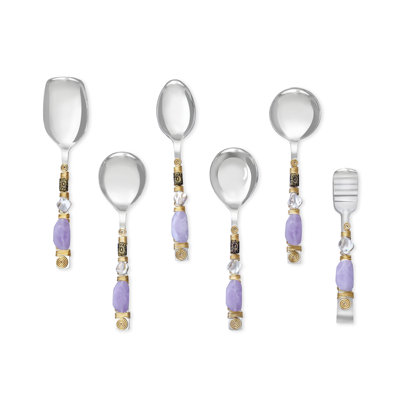 Lilac Serving Spoons (Set of 6)