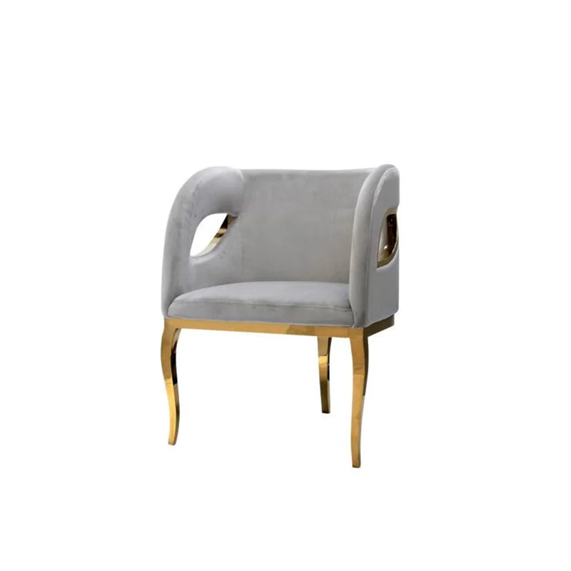 Barriejames Velvet Armchair