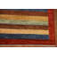 Tapis rayé moderne Gabbeh 6 x 8