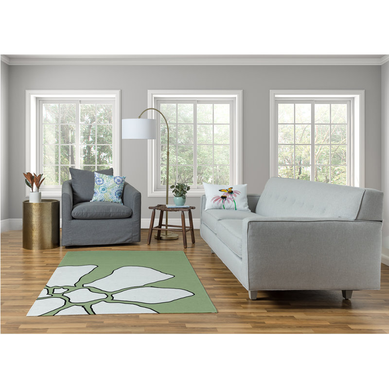 Chenille Floral Indoor Rug, Rectangle 8' x 10'