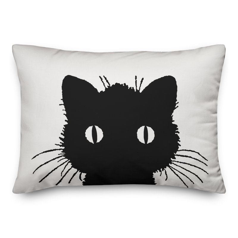  Coussin lombaire Vintage Black Cat