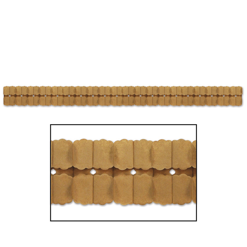 Kraft Paper Leaf Garland