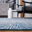 Tapis à motif abstrait Brielee Performance-1069835079
