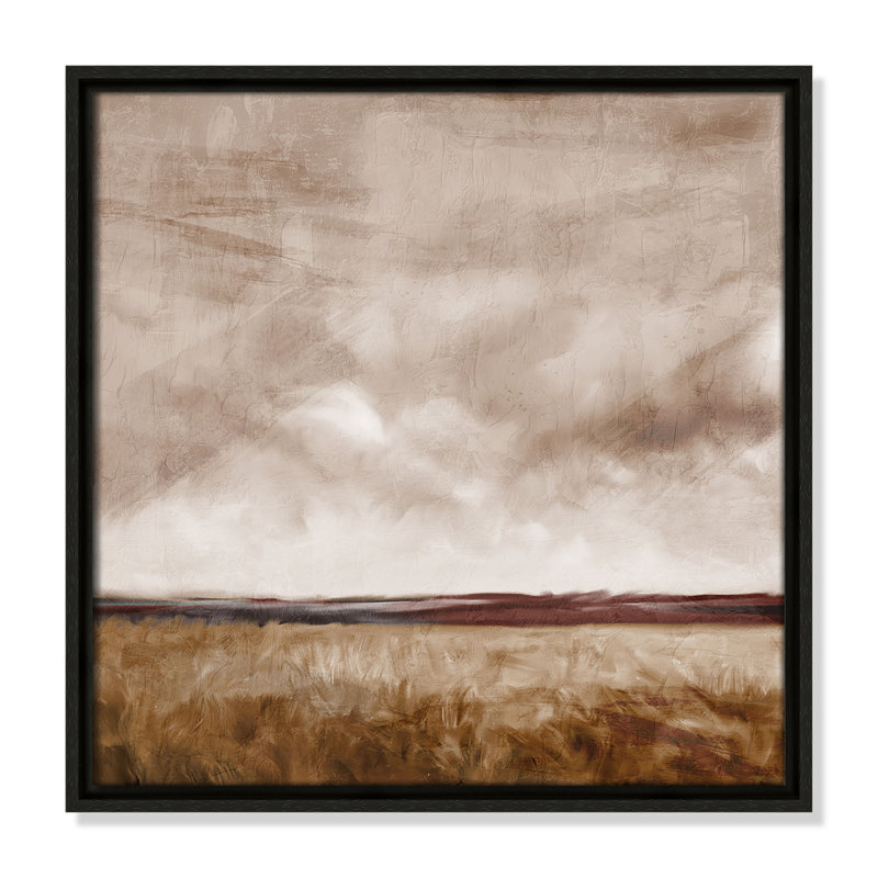 «Autumn Sky Square», reproduction par Kimberly Allen, Espresso, H 17,5 po x l 17,5 po