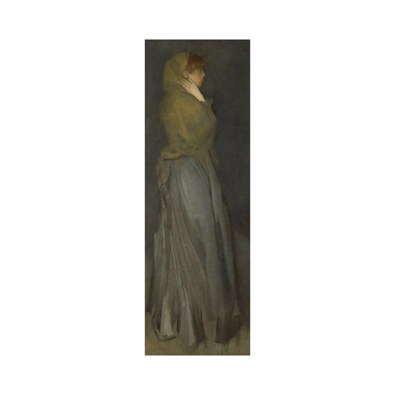 Arrangement In Yellow And Grey Effie Deans by James Abbott McNeill Whistler - 1 Piece Panoramic Wall Art on Canvas