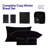 Ultra Soft Microplush Solid Fleece Sheet Set - King, Black-117002904-117002898