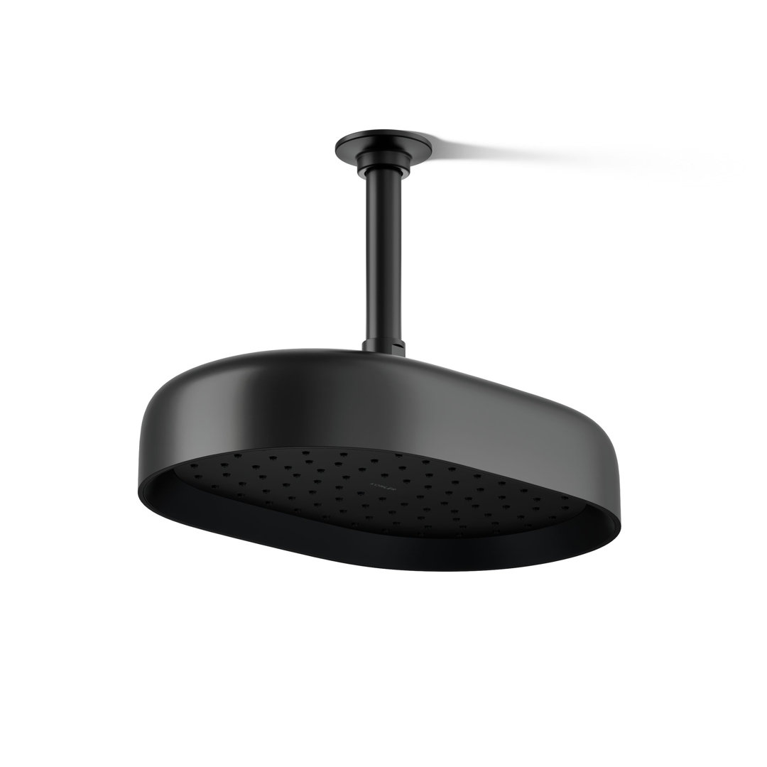 Statement2.5 GPM Oval 12 in. Rainhead with Katalyst Air-Induction Technology Kohler 