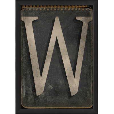" Letter W "