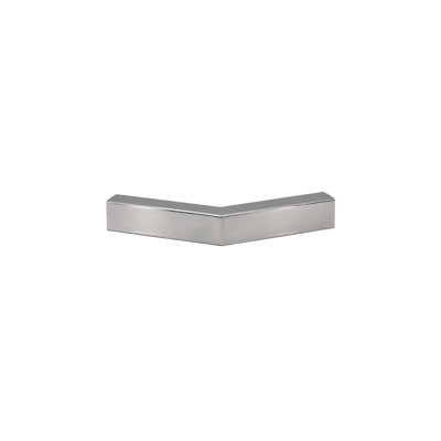 Capuchon supérieur en forme de U pour garde-corps / pare-brise de 135 degrés FHC pour CRC7 - Acier inoxydable poli