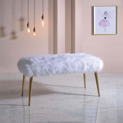 Banc avec pieds droits