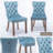 Collection Modern, High-end Tufted Solid Wood Contemporary Velvet Upholstered Dining Chair with Wood Legs Nailhead Trim 2-Pcs Set-100648259-100648380