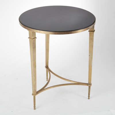 French Granite End Table
