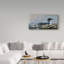 Art mural sur toile tendue - «Loon In Reeds» de Wilhelm Goebel pour décoration de salon, de chambre à coucher ou de bureau - 10 x 19-27647821