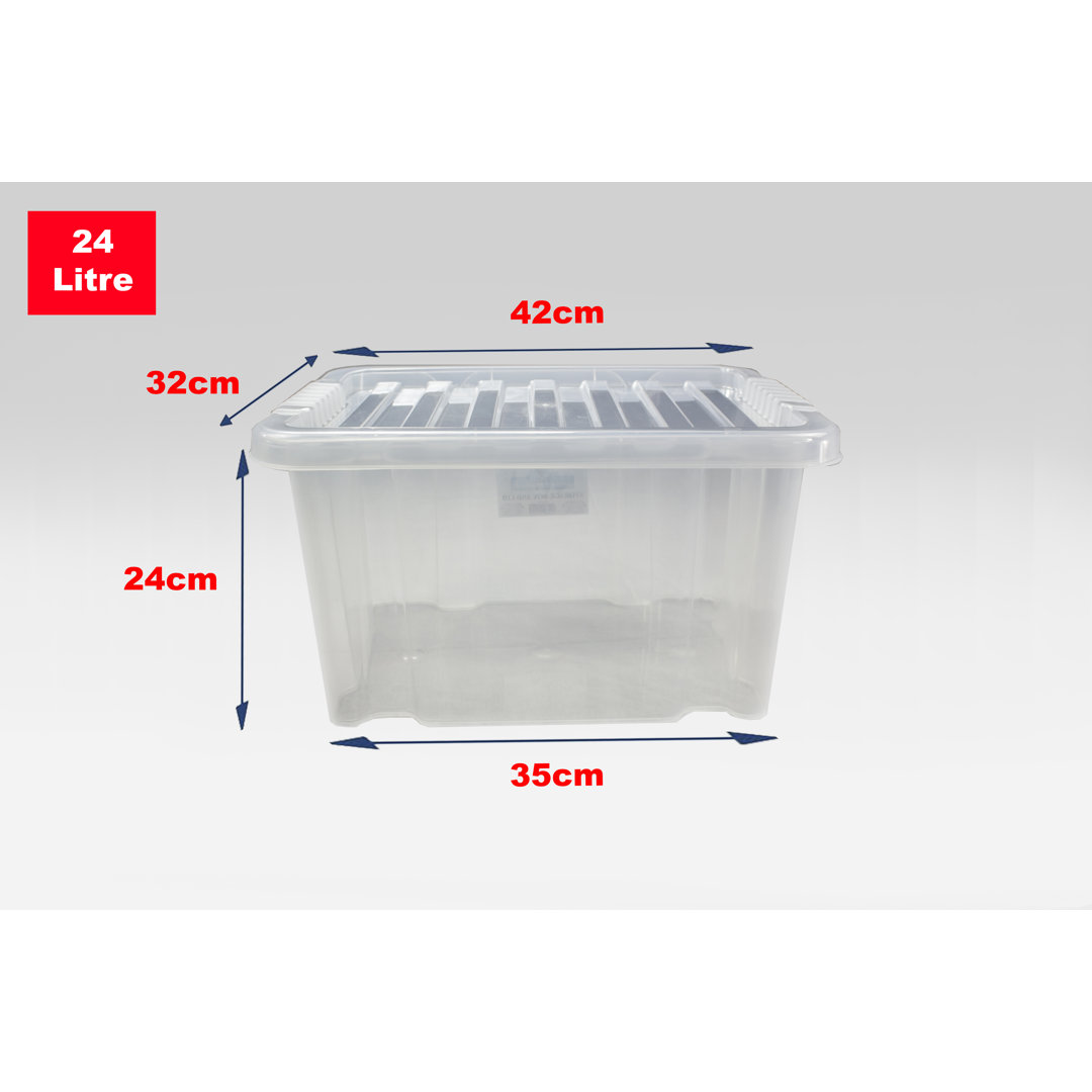 24 L Plastic Storage Boxes
