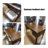 American-style country wood is all solid wood Nut-brown Rectangular with 5 drawers desk-786264126