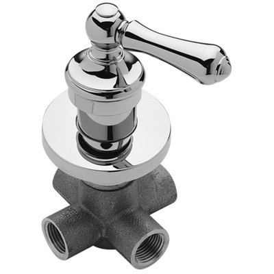 4-Port Diverter Valve with Lever Handle