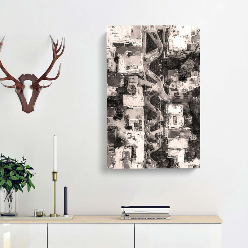 Above Lombard Street in San Francisco - Wrapped Canvas, 50cm H x 35cm W x 3cm D