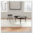 Xander Black Triangular Solid Wood End Table