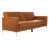 Cognac Faux Leather selected