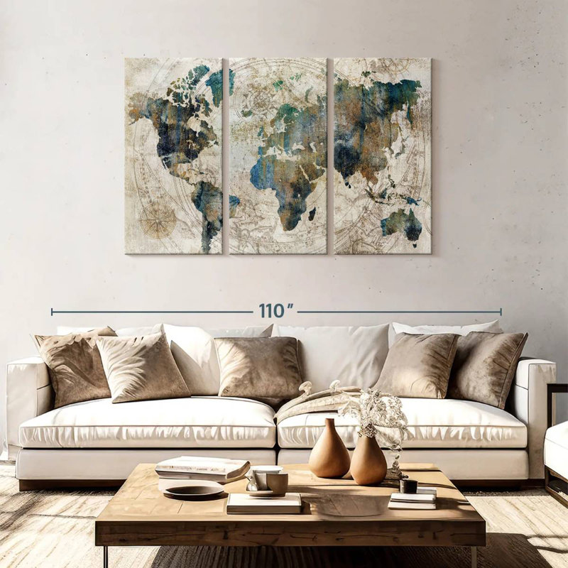 Aliaz Stained Celestial Map, 48" H x 74" W