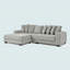 Canapé-lit modulaire rembourré Corduroy-1460224986