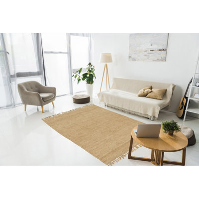 Adin Hand Loomed Beige Rug