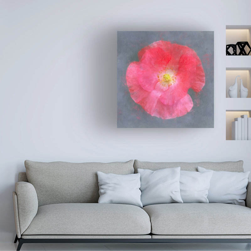 «Emma Eve Cunningham Flower 14 - Hot Pink California Poppy», art sur toile, 24" H x 24" W