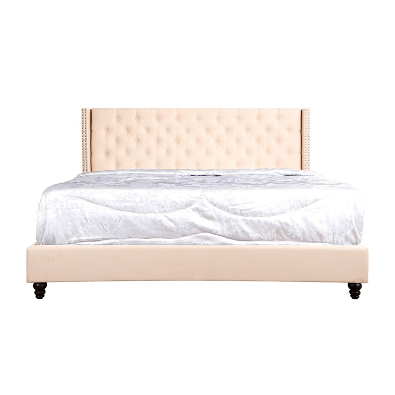 Lit tapissier très grand Transitional
