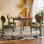 Table ronde vintage en bois massif de style français-110582332