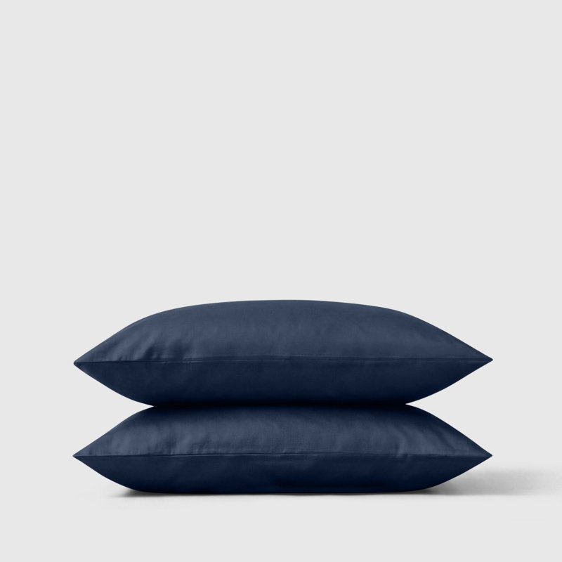Machine Woven Pillow Case, Navy, King