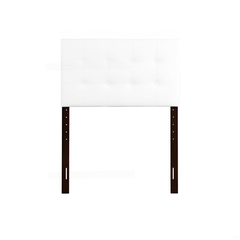 Stylish Upholstered Headboard For Bedrooms, Twin, White