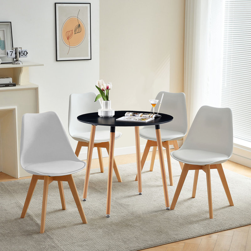 Dex Dining Set, Light Blue, Black, Pieces Included: 5